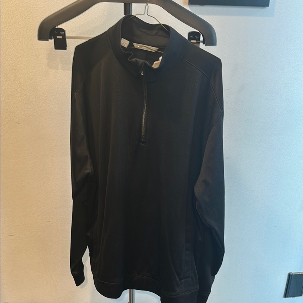 Cutter & Buck Black Zip Up Sweater Classic Style
